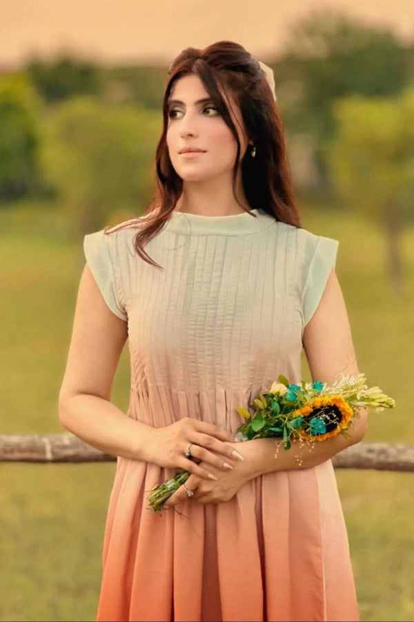 Cotton Silk Maxi Dress